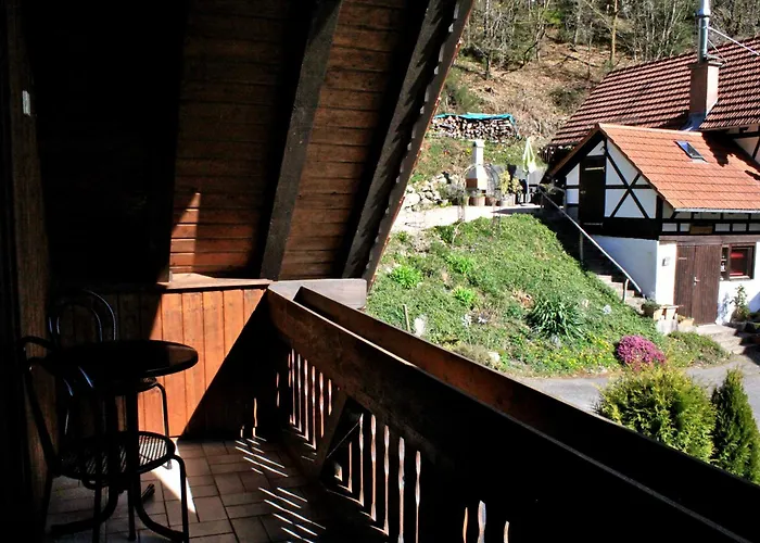 Seperates Bachhaeusle Auf Dem Hasenhof Mit Eigener Terrasse Mit Grill, Kachelofen, Wlan Lägenhet